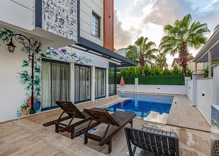Casa Rosa Luxury W Heated Pool Villa Belek